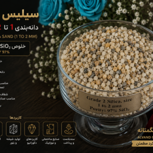 سیلیس درجه دو 1 تا 2 میلی‌متر